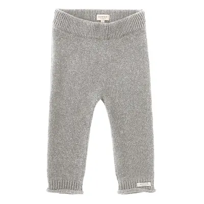 Kojenecké vlněné legíny Donsje Trig Merino Wool Trousers šedá barva, 3034800