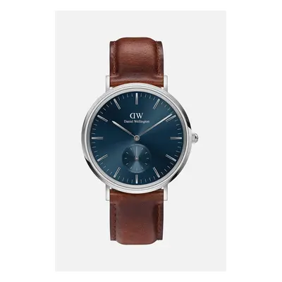 Hodinky Daniel Wellington hnědá barva