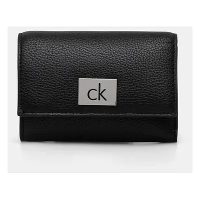 Peněženka Calvin Klein černá barva, K60K612834