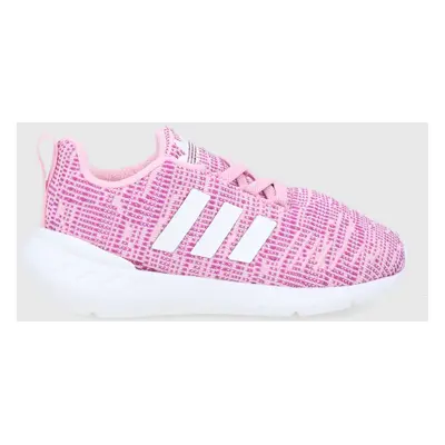 Dětské boty adidas Originals Swift Run 22 GW8185 růžová barva