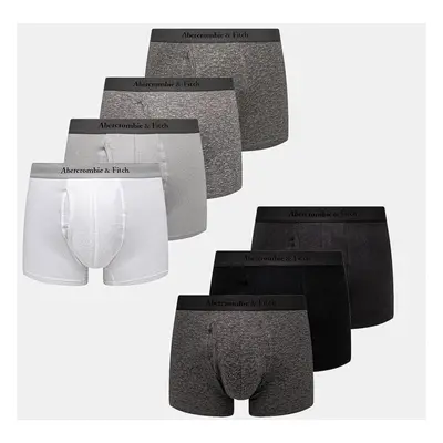 Boxerky Abercrombie & Fitch 7-pack pánské, černá barva, KI114-3038