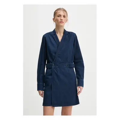 Džínové šaty G-Star Raw tmavomodrá barva, mini, D25350-D539