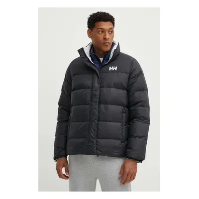 Oboustranná péřová bunda Helly Hansen HH REVERSIBLE DOWN pánská, černá barva, 53890