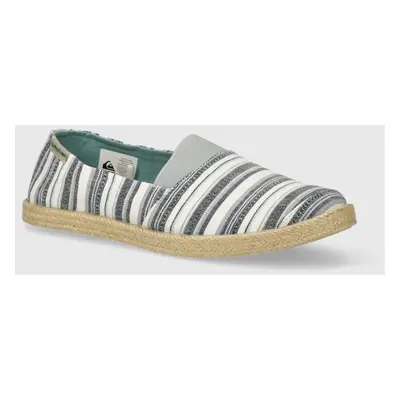 Espadrilky Quiksilver šedá barva