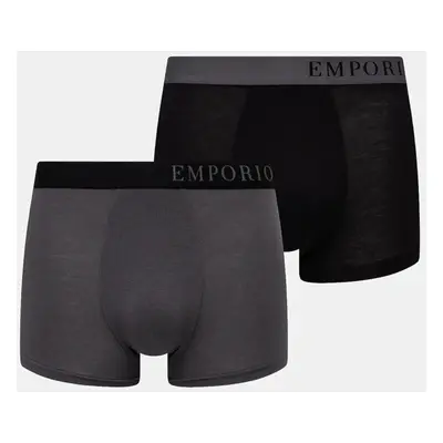 Boxerky Emporio Armani Underwear 2-pack pánské, černá barva, 111210 4F733