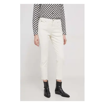 Džíny Pepe Jeans TAPERED JEANS HW dámské, high waist, PL204591WI5