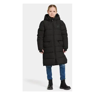 Dětská bunda Didriksons OLIVIN K PARKA L černá barva, 505495