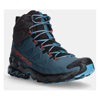 Boty LA Sportiva Ultra Raptor II Mid Leather GTX pánské, modrá barva, lehce zateplené, 34J642900