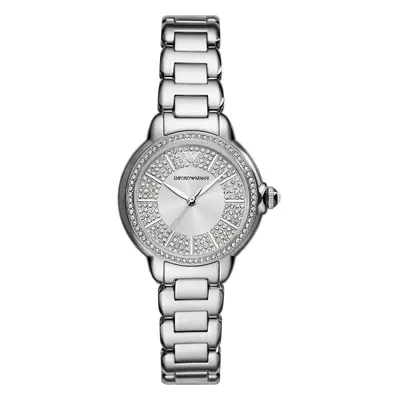 Hodinky Emporio Armani stříbrná barva, AR11632