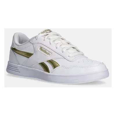 Kožené sneakers boty Reebok Classic REEBOK COURT ADVANCE bílá barva, 100202590