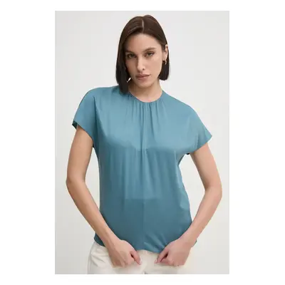 Halenka Calvin Klein dámská, zelená barva, hladká, K20K207839