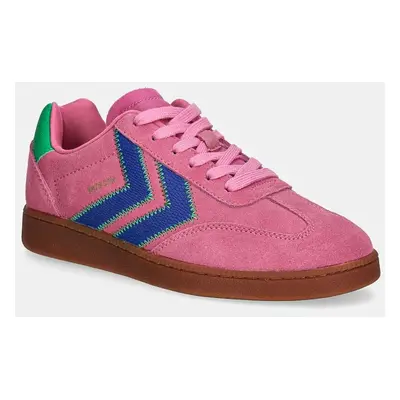 Semišové sneakers boty Hummel Vm78 Cph Lz růžová barva, 226234