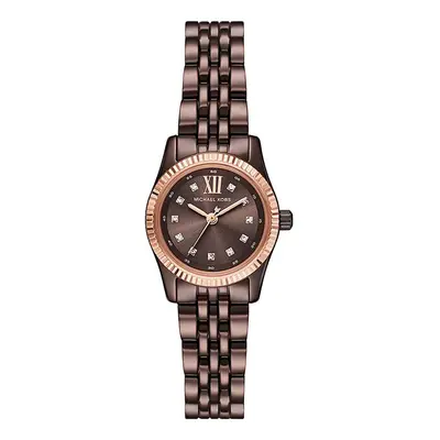 Hodinky Michael Kors hnědá barva, MK4844