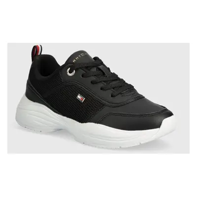 Sneakers boty Tommy Hilfiger CHUNKY RUNNER černá barva, FW0FW07818