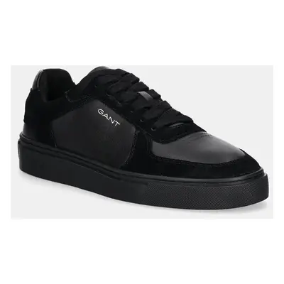 Kožené sneakers boty Gant Mc Julien černá barva, 29631686 G00