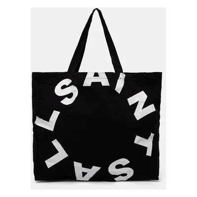 Bavlněná taška AllSaints LARGE TIERRA TOTEBAG černá barva, MB705Z