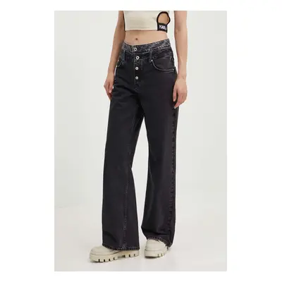 Džíny Karl Lagerfeld Jeans dámské, high waist, 245J1111