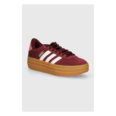 Dětské sneakers boty adidas VL COURT BOLD vínová barva, IH4780