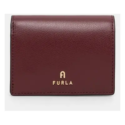 Kožená peněženka Furla vínová barva, WP00304 ARE000 3574S