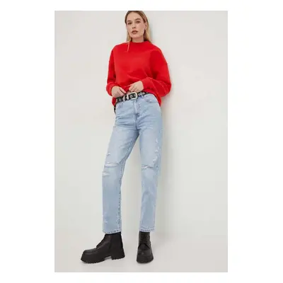 Džíny Answear Lab PREMIUM JEANS dámské, high waist