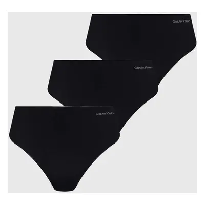 Kalhotky Calvin Klein Underwear 3-pack černá barva, 000QD3559E