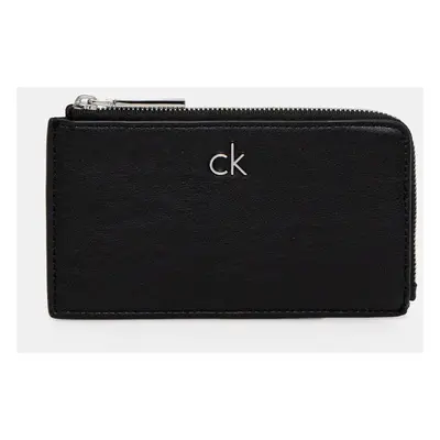 Peněženka Calvin Klein černá barva, K60K612848