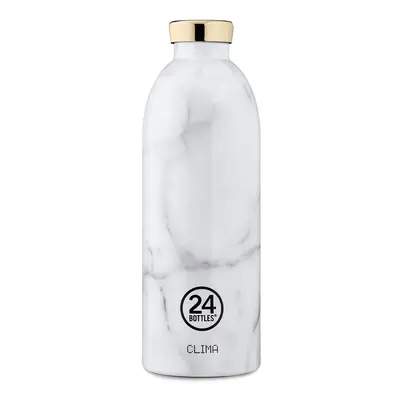 Termoláhev 24bottles Clima Bottle 850 ml Carrara bílá barva, Clima.850.Carrara