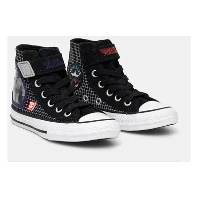 Dětské tenisky Converse CHUCK TAYLOR ALL STAR 1V černá barva, A11660C