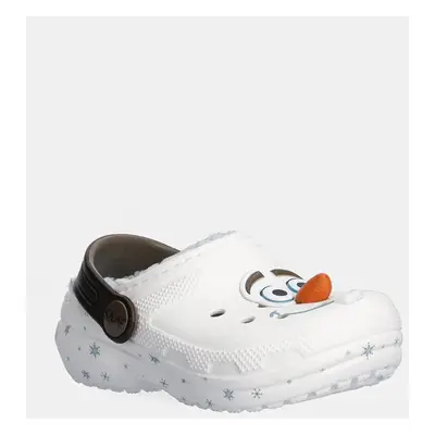 Pantofle Crocs CLASSIC FROZEN OLAF CLOG bílá barva, 210236