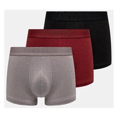 Boxerky Calvin Klein Underwear 3-pack pánské, více barev, 000NB3741A