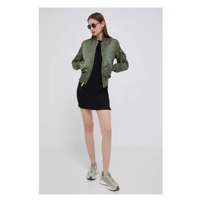 Bomber bunda Alpha Industries MA-1 VF LW WMN zelená barva, přechodná