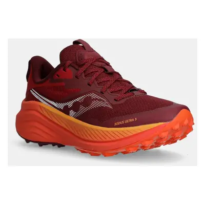 Boty Saucony Xodus Ultra 3 dámské, vínová barva, S10914.212