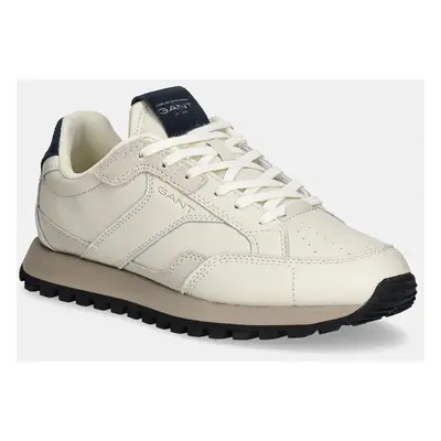 Kožené sneakers boty Gant Lucamm béžová barva, 29633636 G213