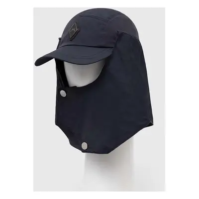 Kšiltovka A-COLD-WALL* Diamond Hooded Cap tmavomodrá barva, s aplikací, ACWUA199