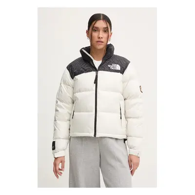 Péřová bunda The North Face 1996 Retro Nuptse dámská, bílá barva, zimní, NF0A3XEO5IX1