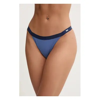 Kalhotky Pepe Jeans LACE BIKINI modrá barva, PLU11036