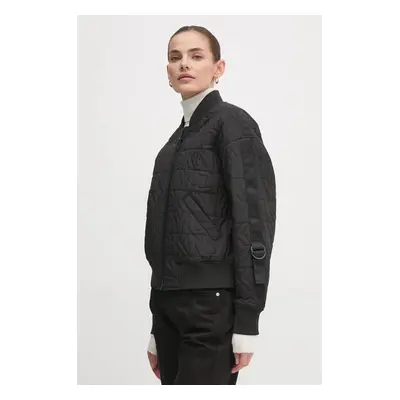 Bomber bunda Dkny černá barva, přechodná, P4MJ6Y20