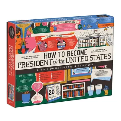 Puzzle Galison How to Become President of the United States 500 dílků