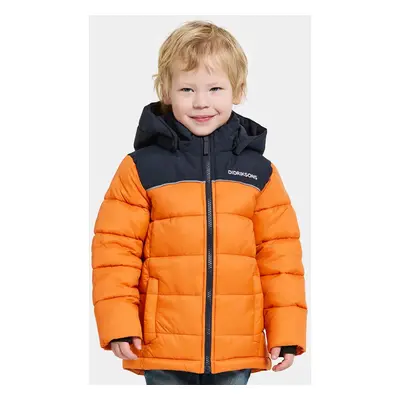 Dětská bunda Didriksons FOX KIDS JACKET oranžová barva, 505522