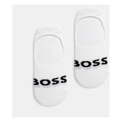 Ponožky BOSS 2-pack pánské, bílá barva, 50516402