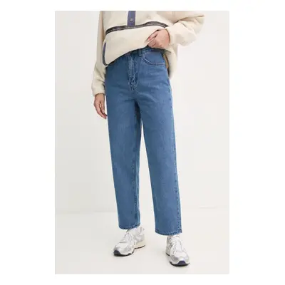 Džíny Quiksilver Baggy Carrot Denim dámské, high waist, EQYDP03482