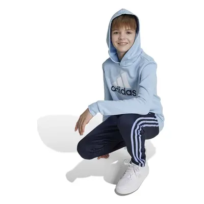 Dětská mikina adidas U BL 2 HOODIE s kapucí, s potiskem, IX9554