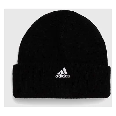 Dětská čepice adidas Performance LK BEANIE černá barva, z husté pleteniny, IY7841