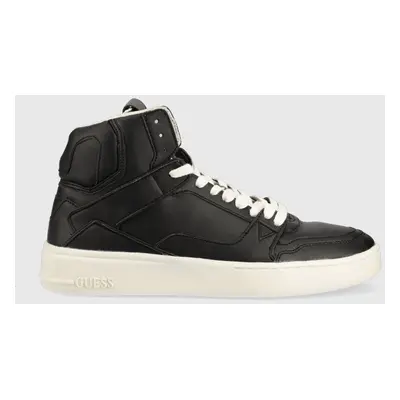 Sneakers boty Guess Verona Basket Mid Smart černá barva