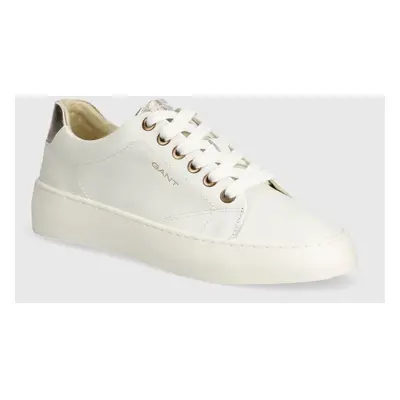 Kožené sneakers boty Gant Lawill bílá barva, 28531505.G231