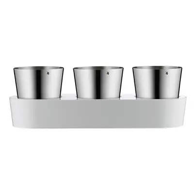 WMF sada květináčů na bylinky s podšálkem Gourmet (3-pack)