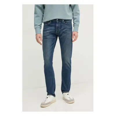 Džíny Calvin Klein Jeans pánské, tmavomodrá barva, J30J326518