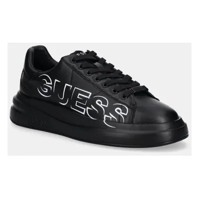 Sneakers boty Guess ELBA černá barva, FMPELB FAB12