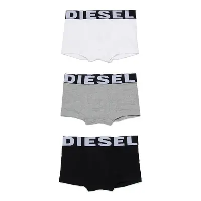 Dětské boxerky Diesel UMBX-UPARRYTHREEPACK-DSL UND SHORT 3-pack šedá barva, J01911