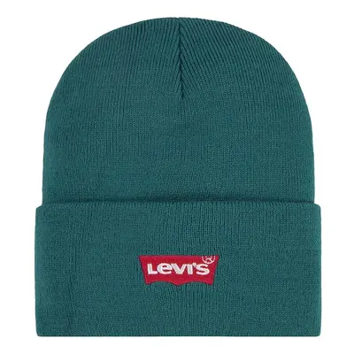 Dětská čepice Levi's LAN LEVI'S CORE BATWING BEANIE zelená barva, 9A8620